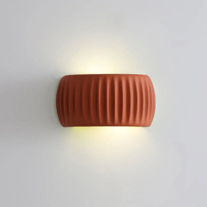 Wall Lamp Resin 9.5 in Soft Cream Indoor Bedroom Hallway Accent Lighting Modern Minimalist | Thomler 8