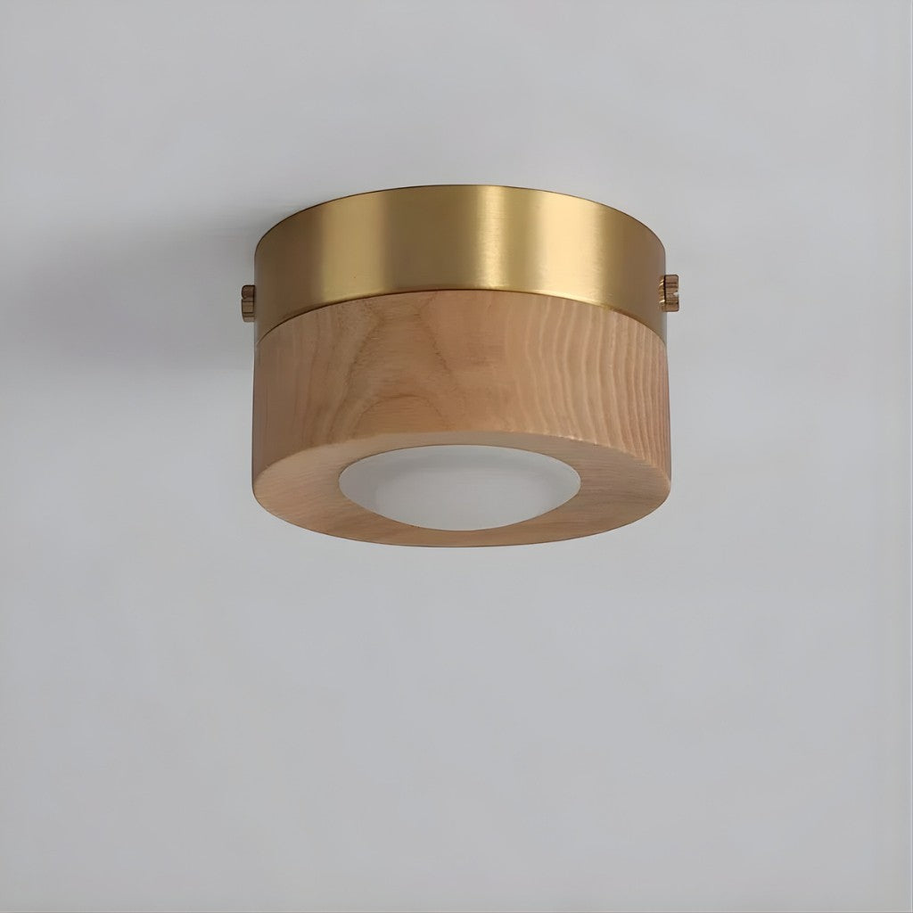 Walnut Wood LED Ceiling Spotlight 7