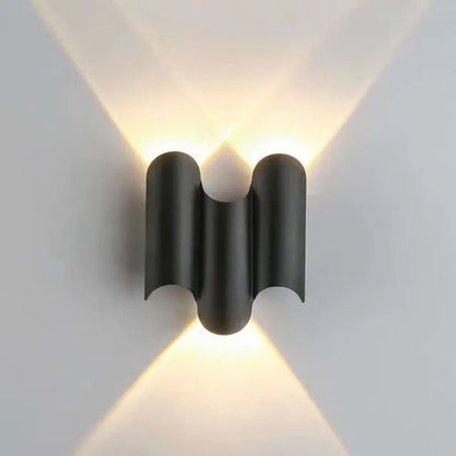 Wave LED Up Down Wall Sconce 0