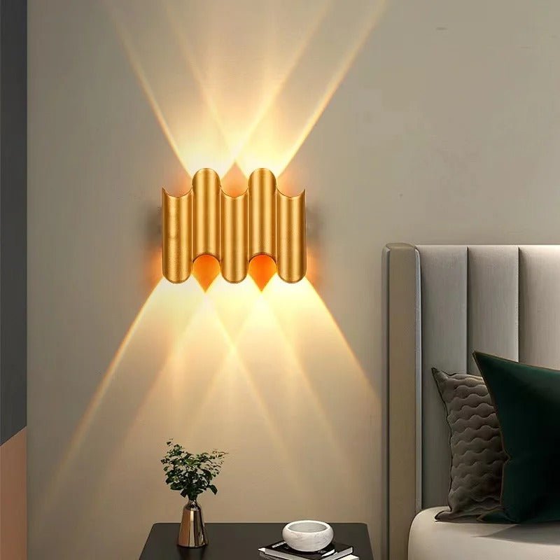 Wave LED Up Down Wall Sconce 1