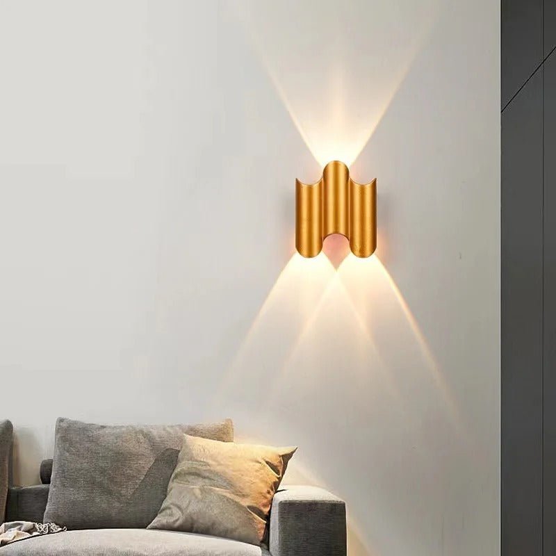 Wave LED Up Down Wall Sconce 2