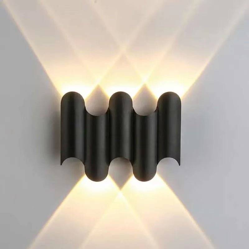 Wave LED Up Down Wall Sconce 3