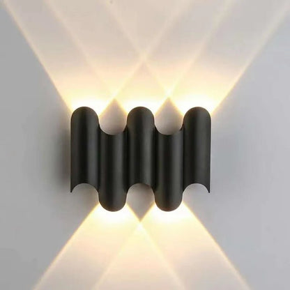 Wave LED Up Down Wall Sconce 3