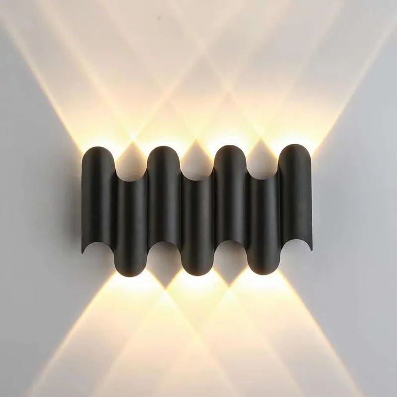 Wave LED Up Down Wall Sconce 4
