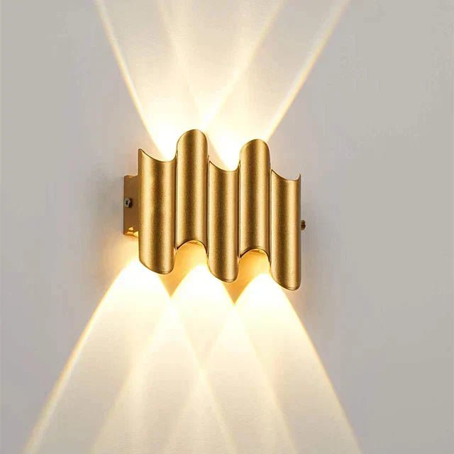 Wave LED Up Down Wall Sconce 6