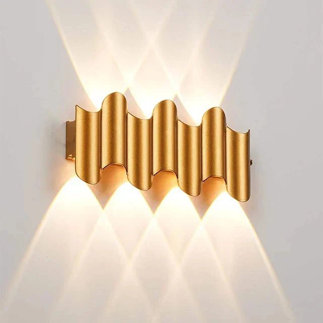 Wave LED Up Down Wall Sconce 7