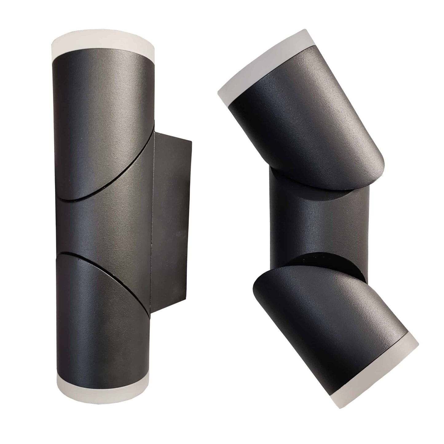 RoyaleGlow Swivel Outdoor Wall Sconce- 13W IP54 Up/Down LED for Porch & Patio