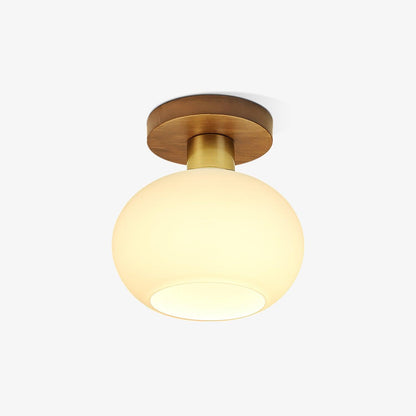 White Shell Ceiling Lamp 1