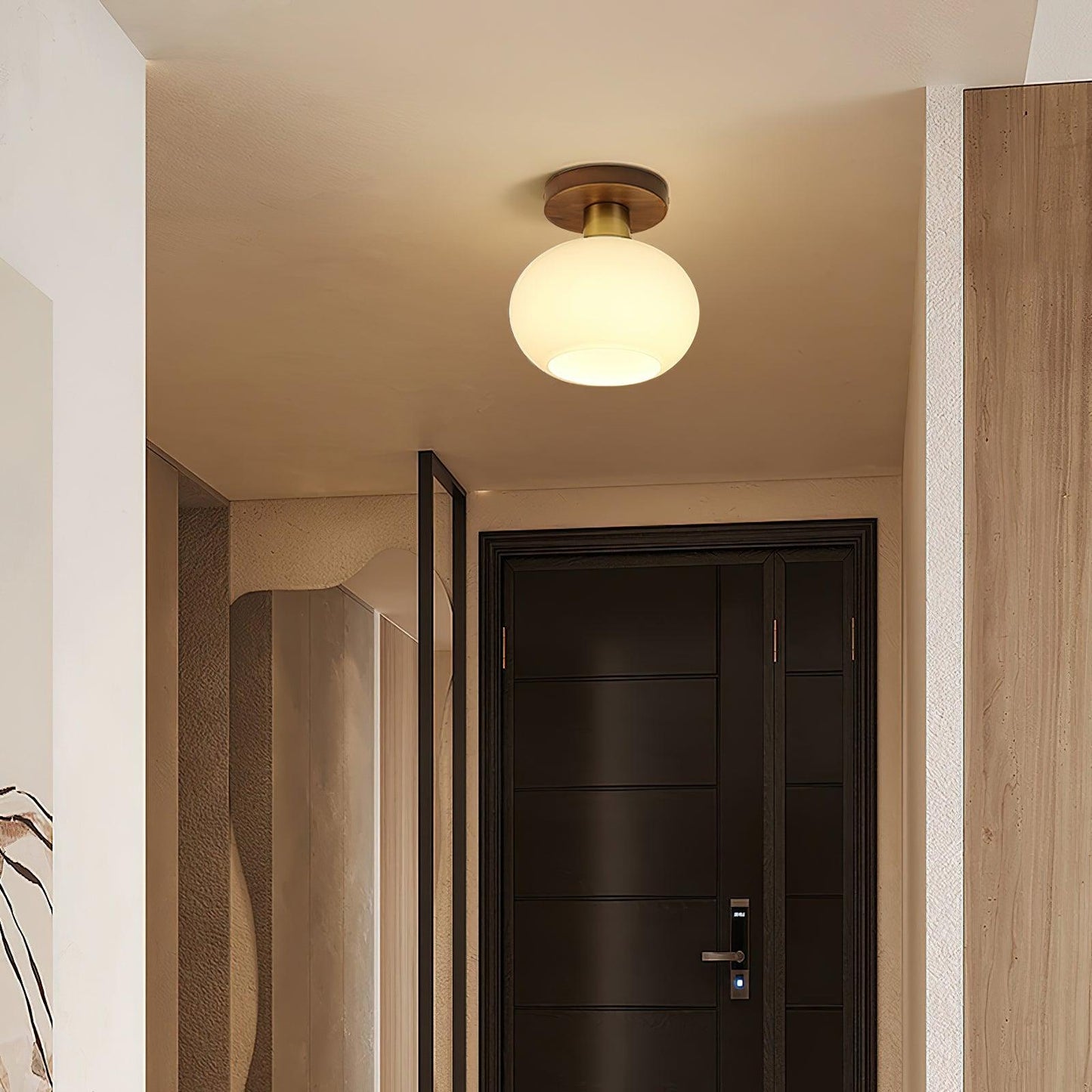 White Shell Ceiling Lamp 6