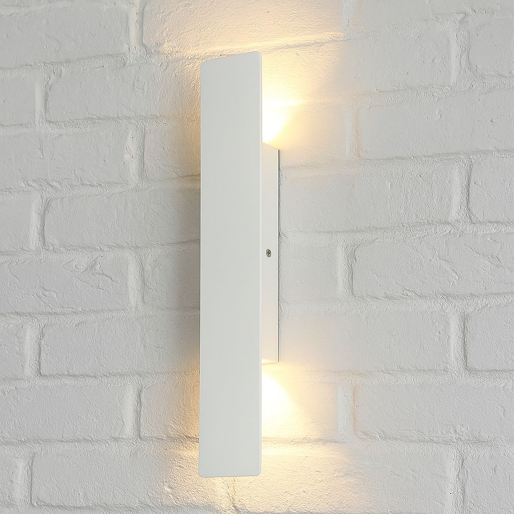 White Weatherproof LED Wall Lights - Outdoor Style and Durability 1