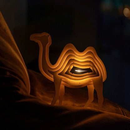 LuxRoyale Wooden Animal Light 3D Lamp For Home Decor