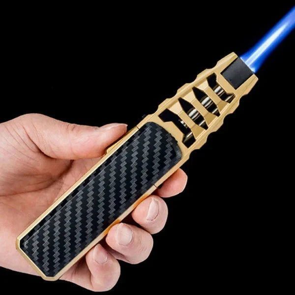 RoyaleGlow Windproof Torch Lighter with Adjustable Flame