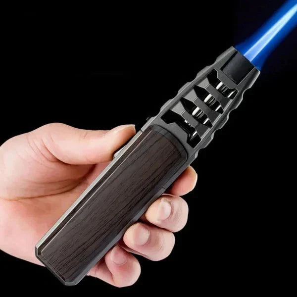 RoyaleGlow Windproof Torch Lighter with Adjustable Flame