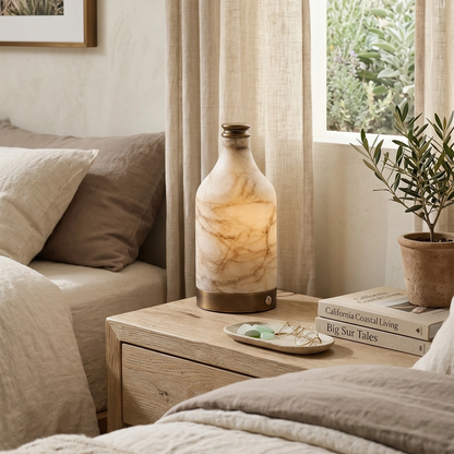 Wine Bottle Alabaster Table Lamp 5