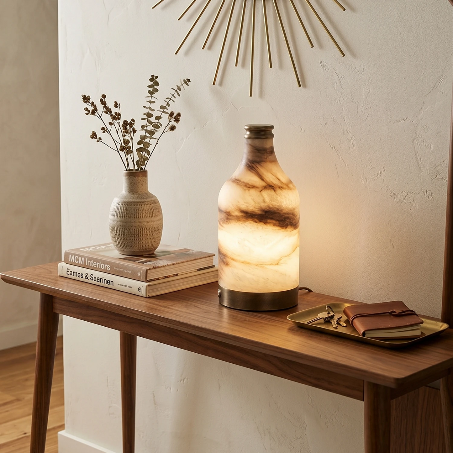 Wine Bottle Alabaster Table Lamp 8
