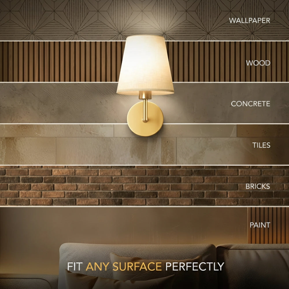 Wireless Fabric Wall Lamp (2 Packs) 3