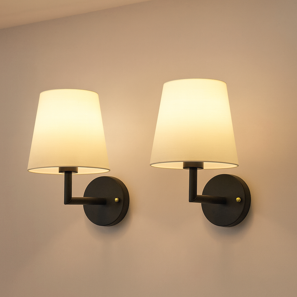 Wireless Fabric Wall Lamp (2 Packs) 8