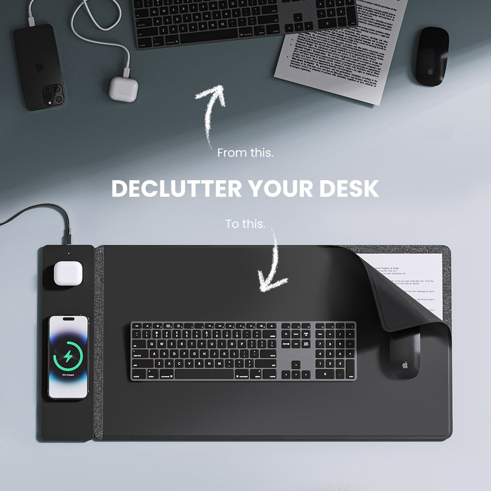 Wireless Rechargeable Desk Pad – ChargePad Flex 4