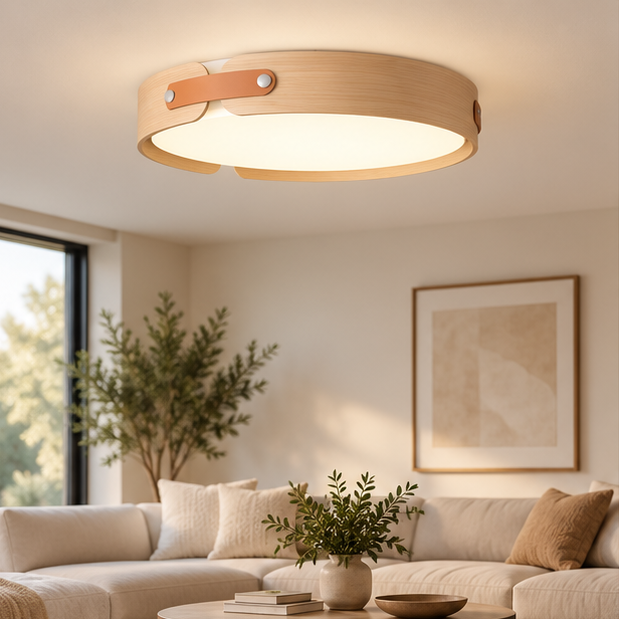 Wood Ceiling Light