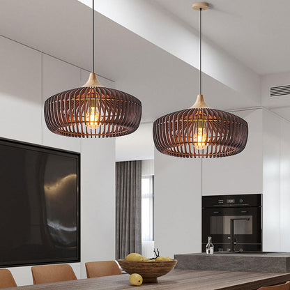 Wood Nordic Japanese Kitchen Pendant Lighting | Minimalist