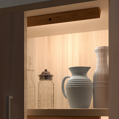 Wood Rectangle Motion Sensor Magnetic Cabinet Lights LED Rechargeable Night Light 3
