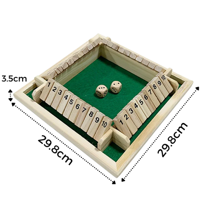 Royaleva Wooden Dice Game Fun for Kids and Family Play
