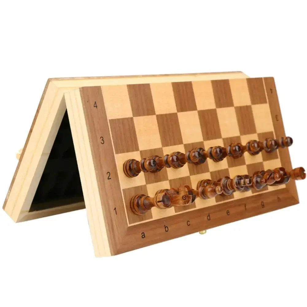 Wooden Folding Chess Set 4