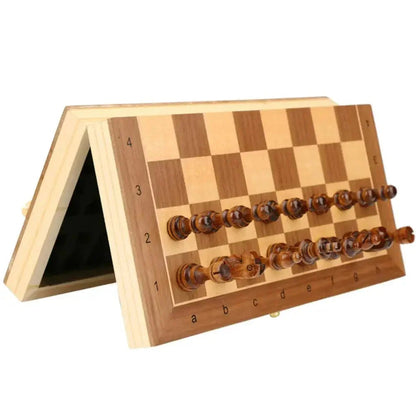 Wooden Folding Chess Set 4