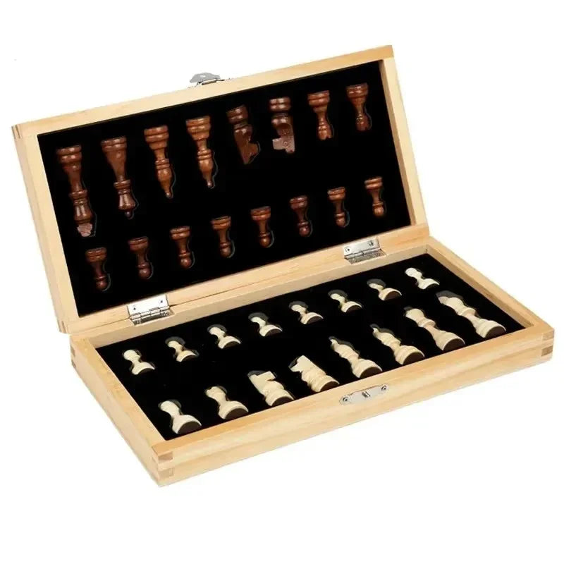 Wooden Folding Chess Set 6