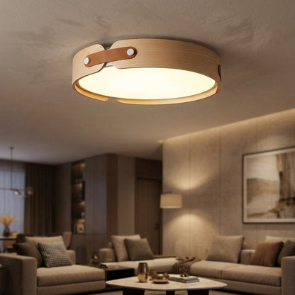 Wooden Halo Ceiling Light 1