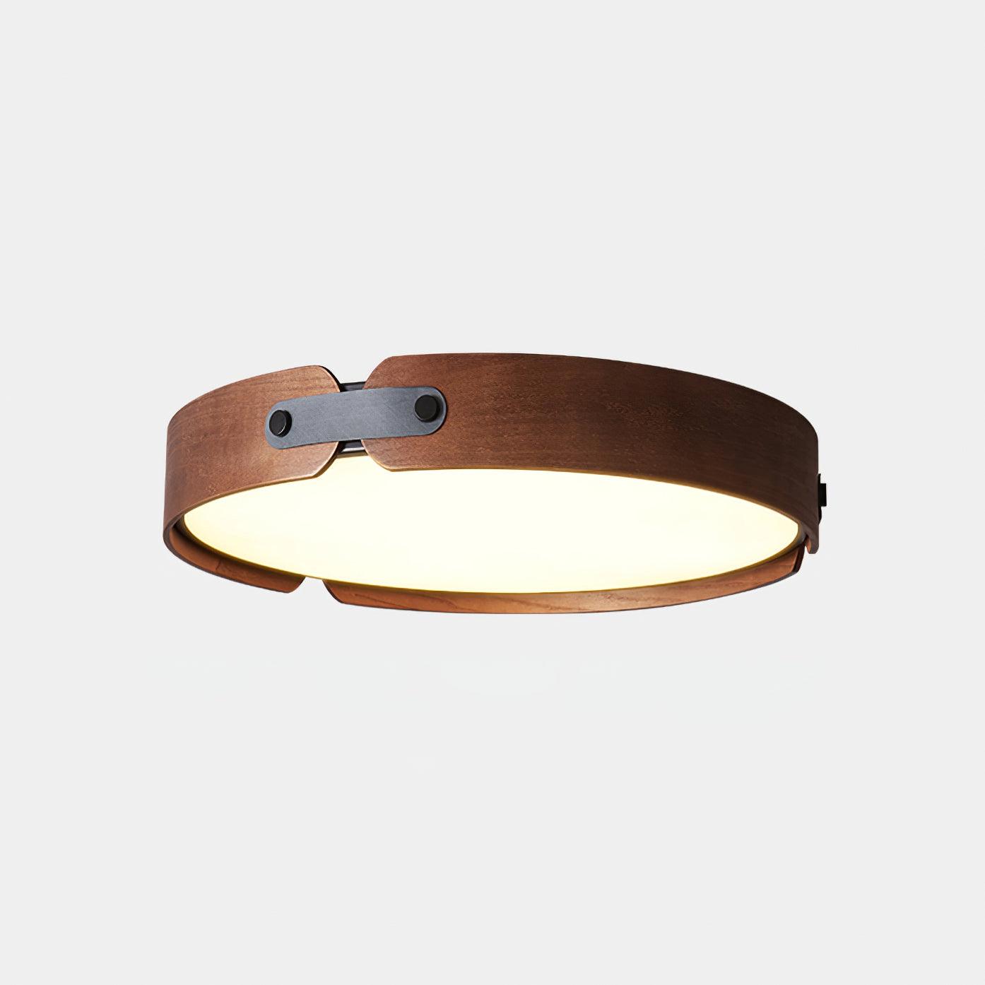 Wooden Halo Ceiling Light 2