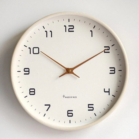 Wooden Wall Clock Scandinavian Minimalist Design 0