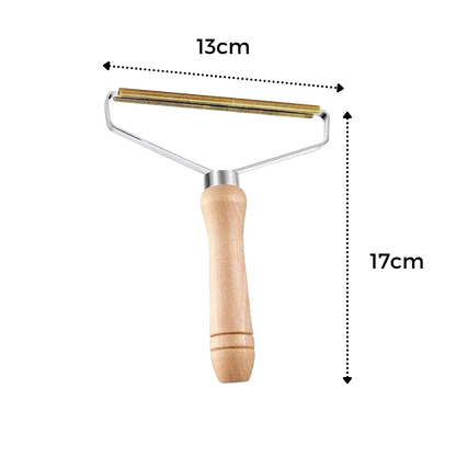 RoyaleGlow Wooden Pet Hair Remover - Eco-Friendly Lint Tool