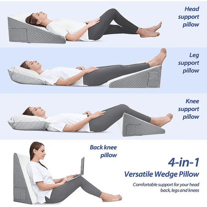 RoyaleGlow Wedge Acid Reflux Cushion for Comfort Relief