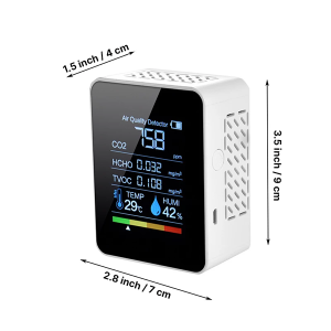 RoyaleGlow CO2 Carbon Dioxide Monitor, Air Quality Detector