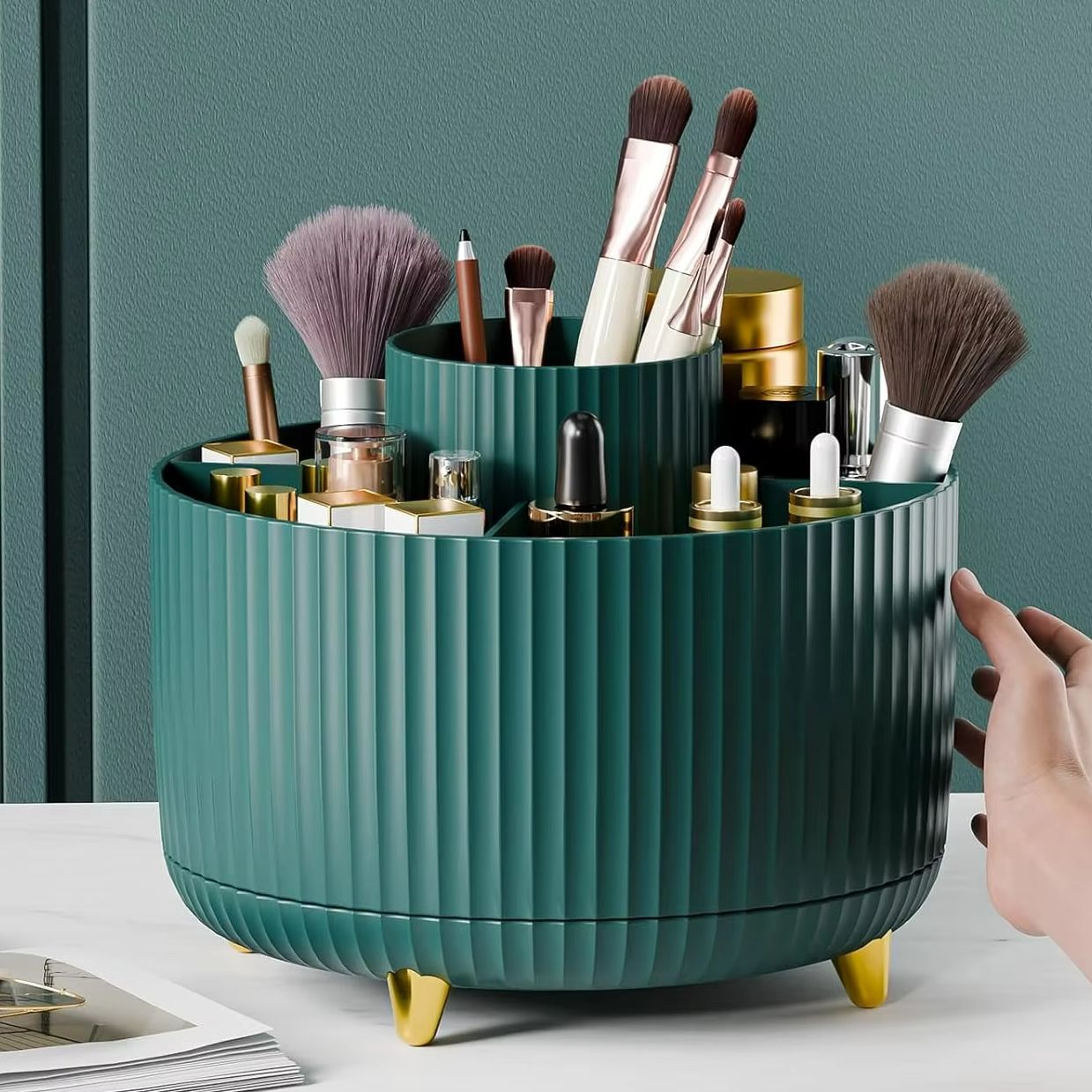 Royaleva Stylish Cosmetic Organizer with 360° Rotation