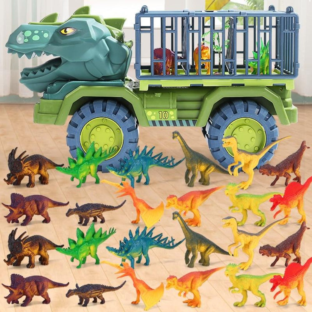 Rayvia Dinosaur Car Truck Toy – XL Dino Vehicle for Kids Ages 3+, Fun Gift Idea