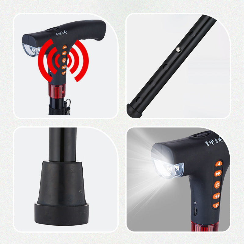 Luxora Intelligent Walking Stick for the Elderly with LED Light