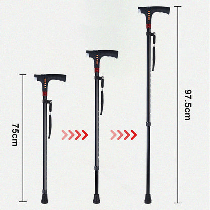 Luxora Intelligent Walking Stick for the Elderly with LED Light