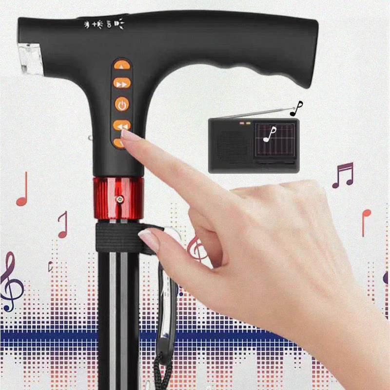 Luxora Intelligent Walking Stick for the Elderly with LED Light