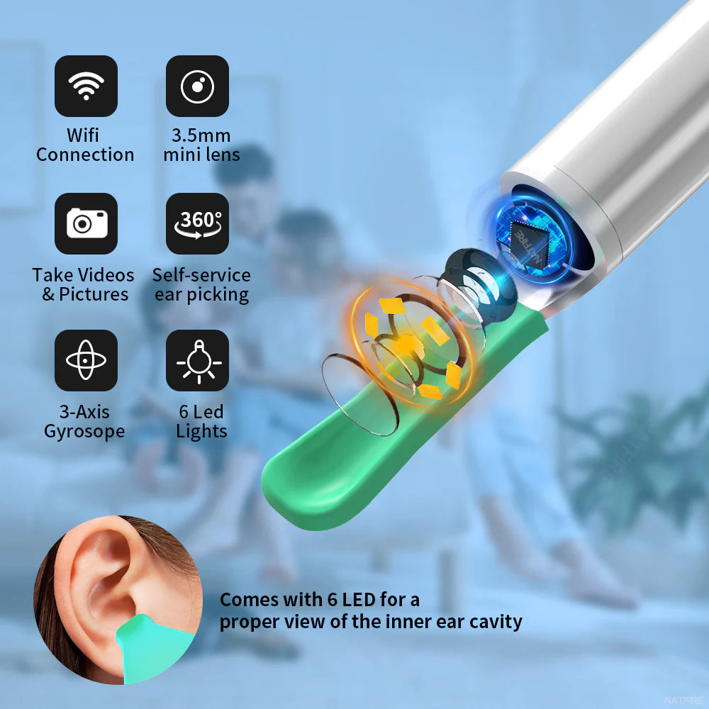 Royaleva Ear Cleaning Picker With Camera 1080p HD View