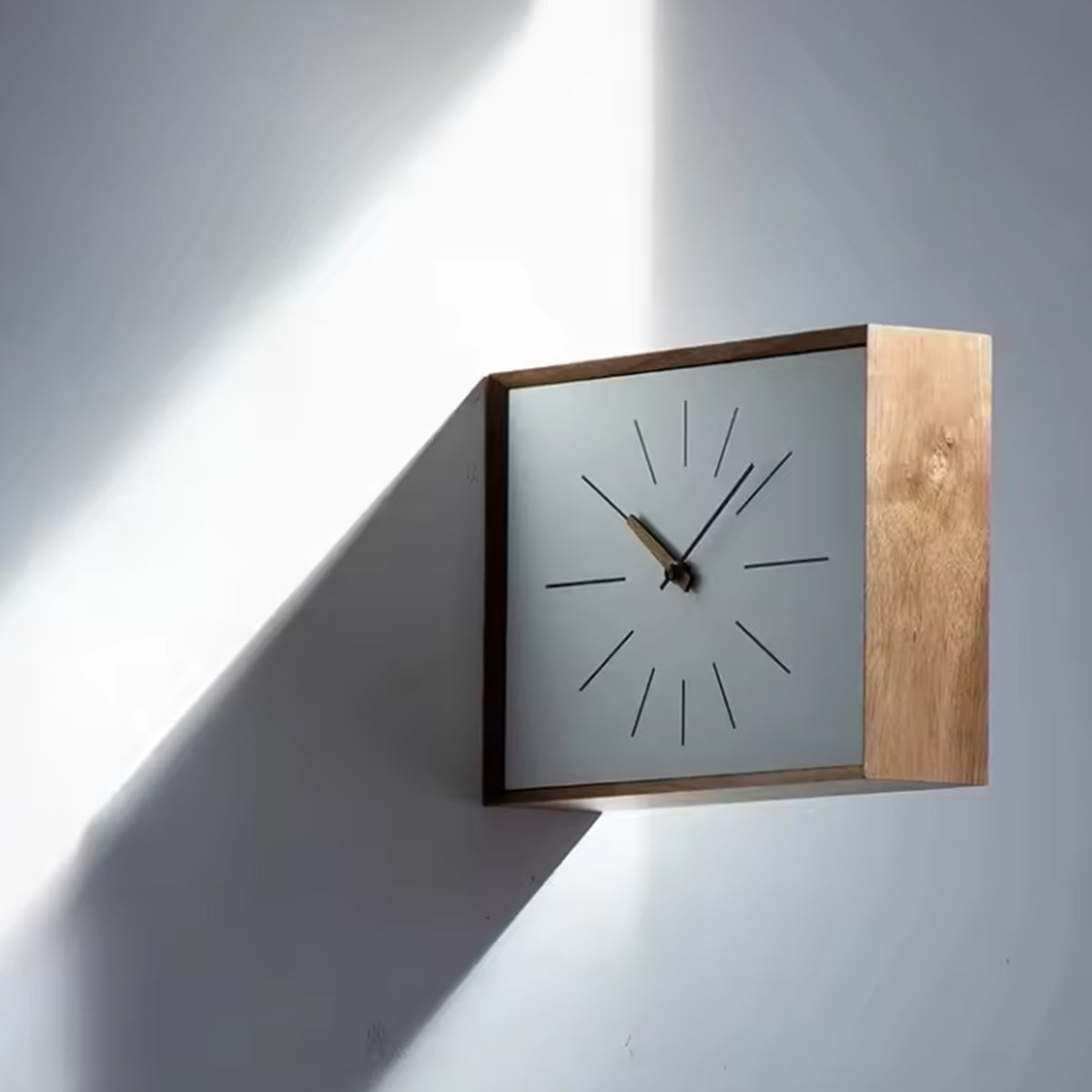 Yū Tokyo Acacia Wood Wall & Table Clock 1