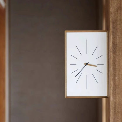 Yū Tokyo Acacia Wood Wall & Table Clock 2