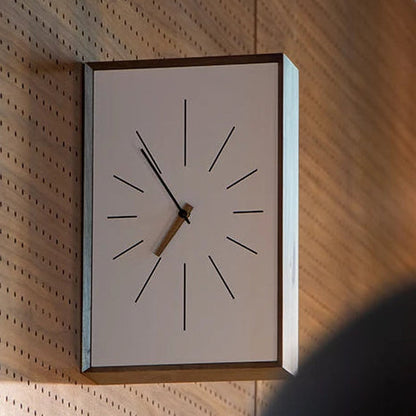 Yū Tokyo Acacia Wood Wall & Table Clock 3
