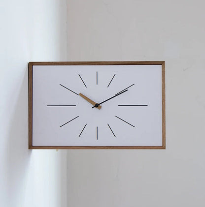 Yū Tokyo Acacia Wood Wall & Table Clock 4