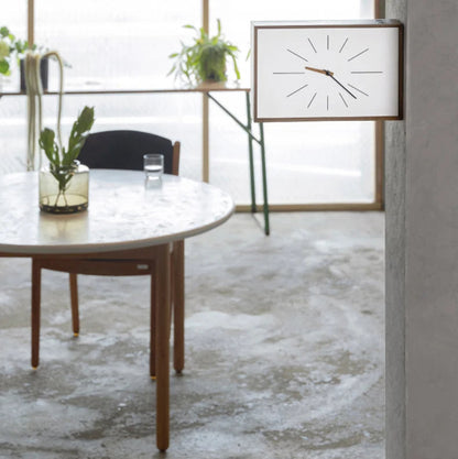 Yū Tokyo Acacia Wood Wall & Table Clock 7