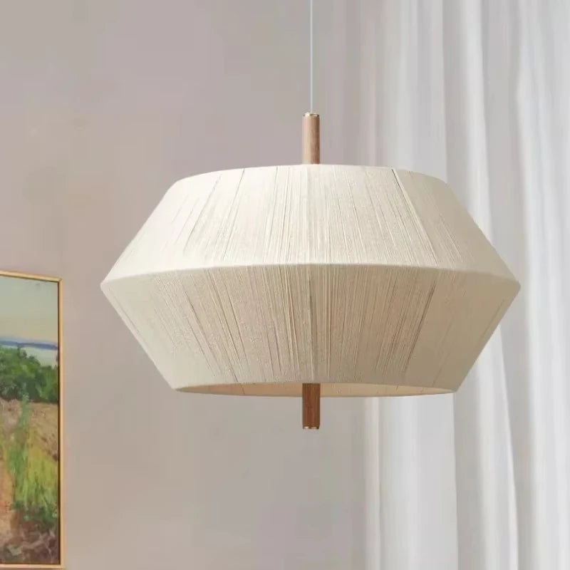 Yū Tokyo Japanese Hemp Rope Rattan Ceiling Pendant Light 2