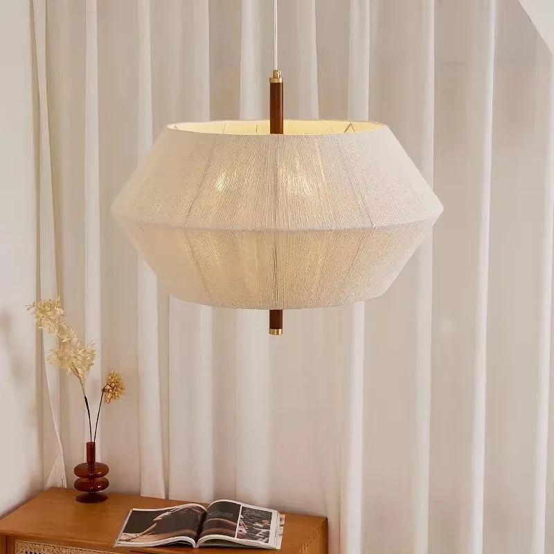 Yū Tokyo Japanese Hemp Rope Rattan Ceiling Pendant Light 5