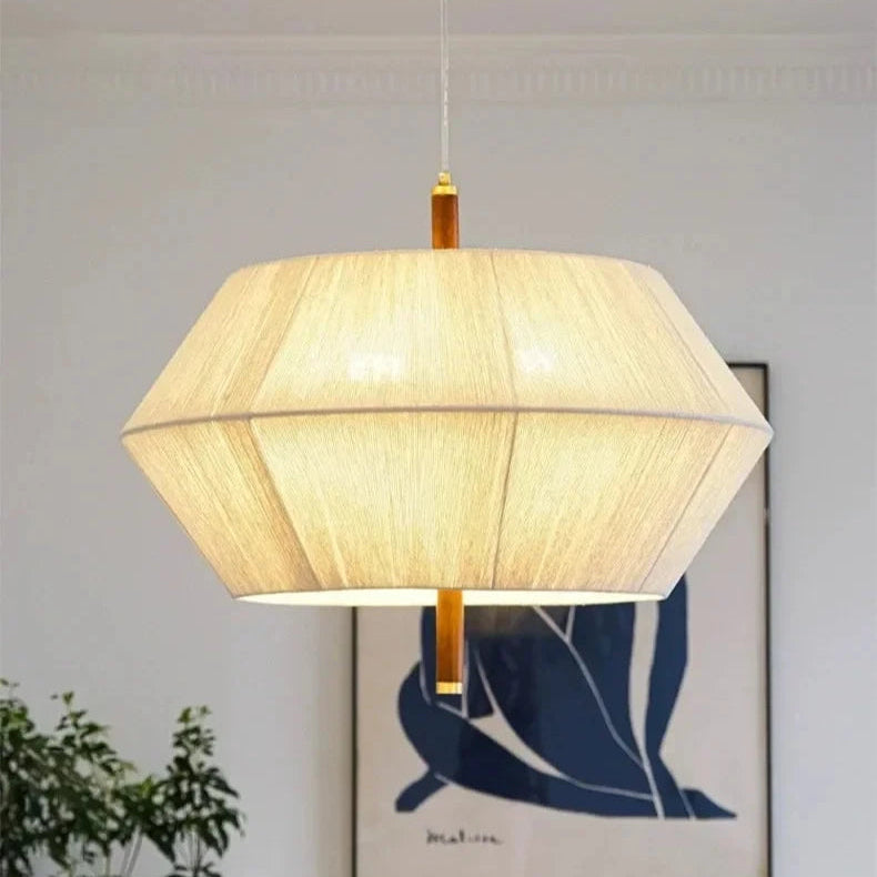 Yū Tokyo Japanese Hemp Rope Rattan Ceiling Pendant Light 7