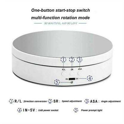 Rayvia 360° Electric Motorized Rotating Display Rack